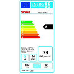 Billige tv\'er - Vivax 40-tommer LED-TV
