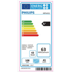 Billige tv\'er - Philips 43-tommer LED-TV