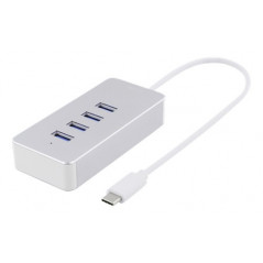 USB-C-hubb med 4 USB 3.1-portar
