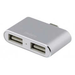 USB-C-hub med 2 USB 2.0-porte