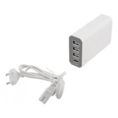 Opladere og kabler - USB-laddstation med 1 USB-C och 3 USB-portar