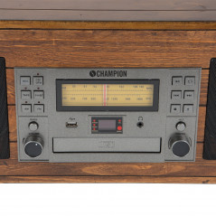 Radio og stereoanlæg - Champion pladespiller med CD, kassette og radio