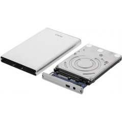 Kabinetter til intern harddisk - USB-kabinett för intern 2.5" SATA-hårddisk