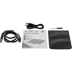Kabinetter til intern harddisk - USB-kabinett för intern 2.5" SATA-hårddisk