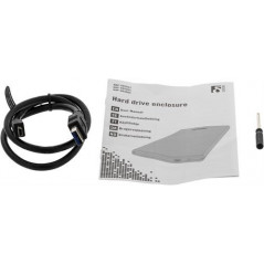 Kabinetter til intern harddisk - USB 3.0-kabinet til intern 2.5" SATA-harddisk