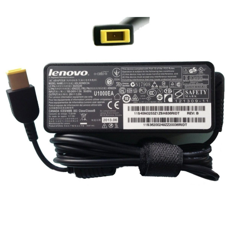 Lenovo oplader - Laddare till Lenovo 65W