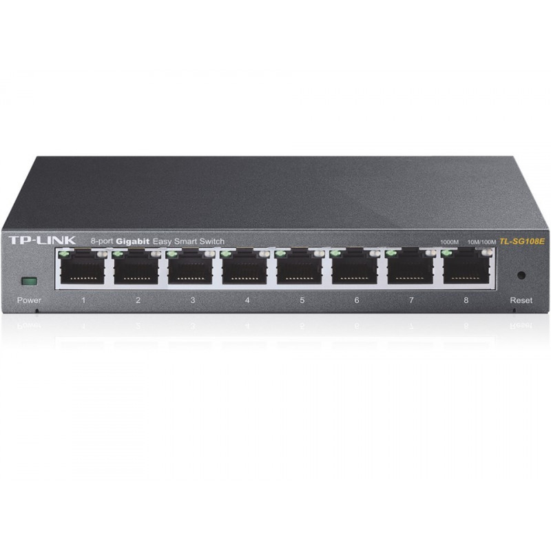 Netværksswitch - TP-Link 8-ports gigabit-switch