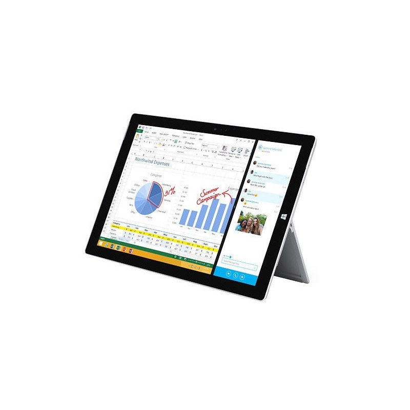 Brugt bærbar computer - Microsoft Surface Pro 3 128GB (beg)