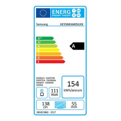 Billige tv\'er - Samsung 55-tums UHD 4K Smart-TV