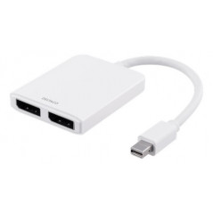 MiniDisplayPort til 2x DisplayPort-adapter