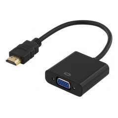 Skærmkabel & skærmadapter - HDMI til VGA-adapter