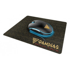 Gamdias Zeus E1 gaming-mus og musemåtte