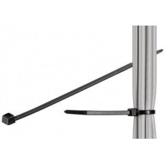 Cable ties 100-pak sort (10 cm)