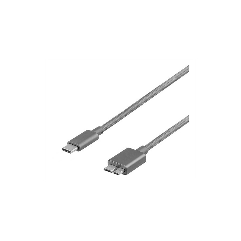 USB-kabel og USB-hubb - USB-C till USB micro B 1 meter