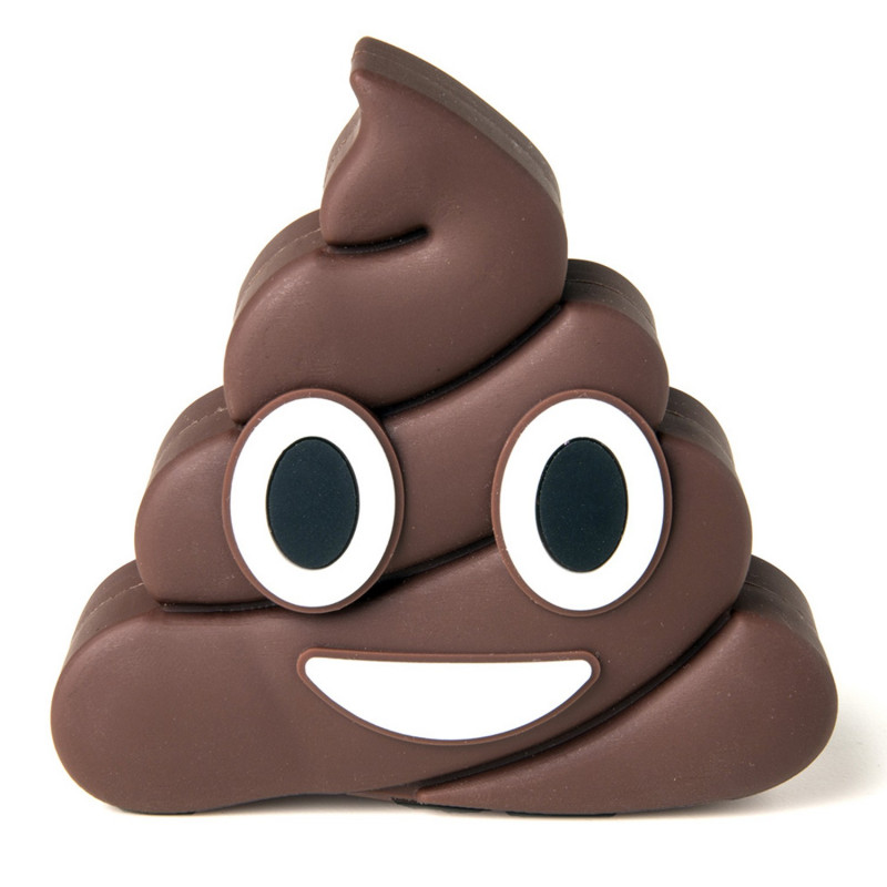 Portable batterier - Poop emoji powerbank 2200mAh