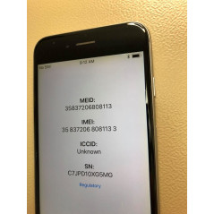 iPhone 6 64GB Space Grey (brugt med gul skærm) (maks. iOS 12)