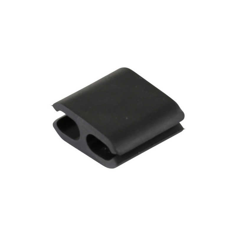 Kabelhåndtering - Kabelholder 4-pack (sort)