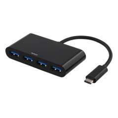 USB-C-hubb med 4 USB 3.1-portar