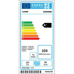 Billige tv\'er - Luxor 50-tums Smart LED-TV WiFi (Tilbud)