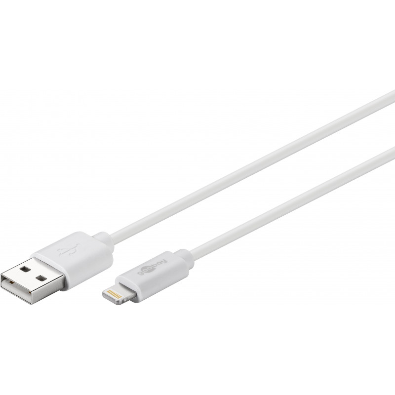 Tilbehør til computere, bærbare computere, mobiltelefoner, tv og tablets - MFI-certificeret 0,5 meter lightningkabel
