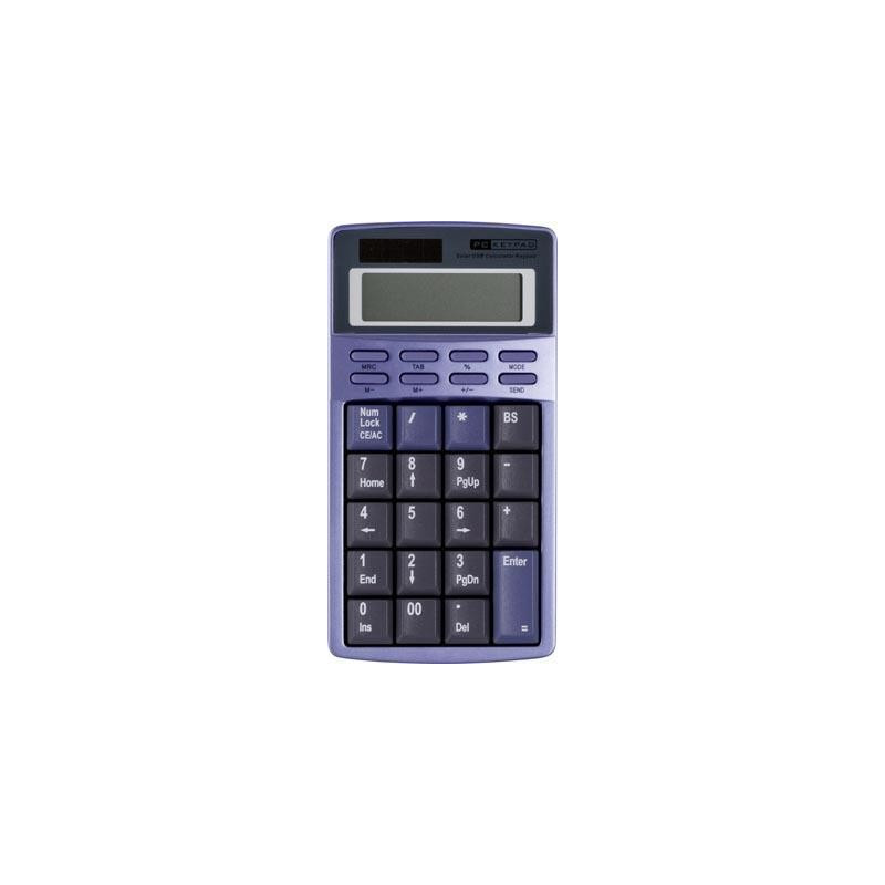 Numeriskt tangentbord med miniräknare Tastaturer med ledning - Numerisk tastatur med lommeregner