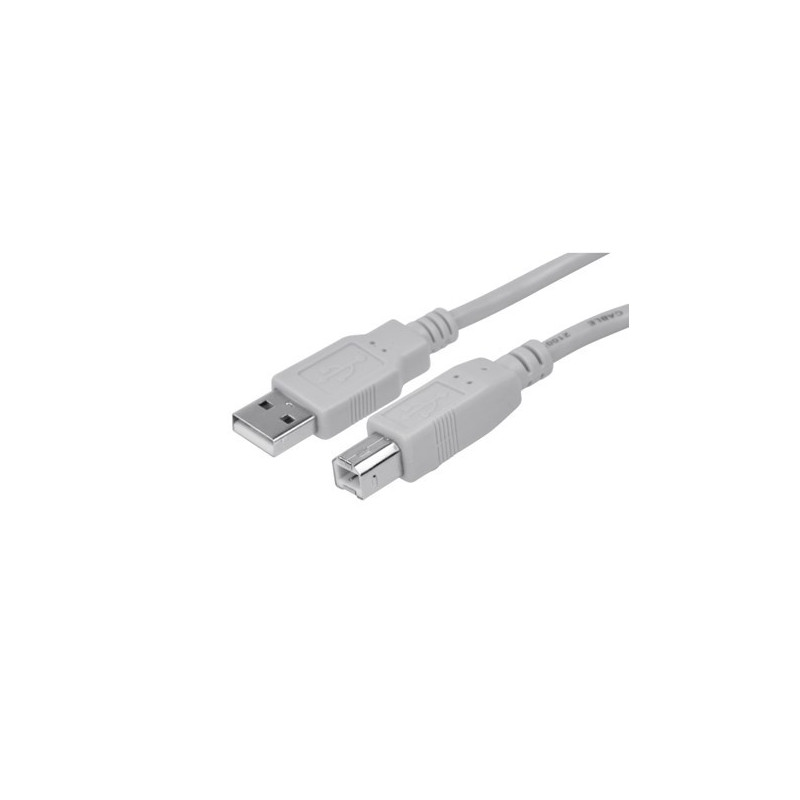 3 meter printer - - Computer hos Billigteknik.dk USB-kabel til printere - 3 meter printer