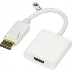 DisplayPort til HDMI-adapter med lyd