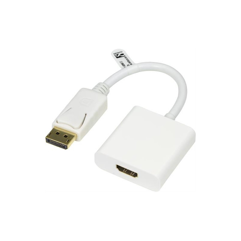 Skærmkabel & skærmadapter - DisplayPort til HDMI-adapter med lyd