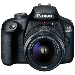 Digitalkamera - Canon EOS 4000D + 18-55/3,5-5,6 IS (Tilbud)