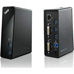 Dockingstation til computer - Lenovo dockingstation Thinkpad USB 3.0 til Lenovo (brugt uden oplader)