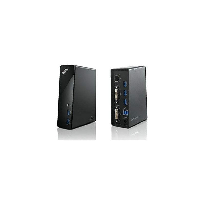 Dockingstation til computer - Lenovo dockingstation Thinkpad USB 3.0 til Lenovo (brugt uden oplader)