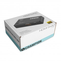 Skærmkabel & skærmadapter - Champion HDMI-switch 3x1 med fjernbetjening