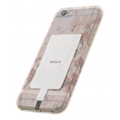 Skaller og hylstre - QI-adapter til trådløs opladning, Lightning fra Deltaco