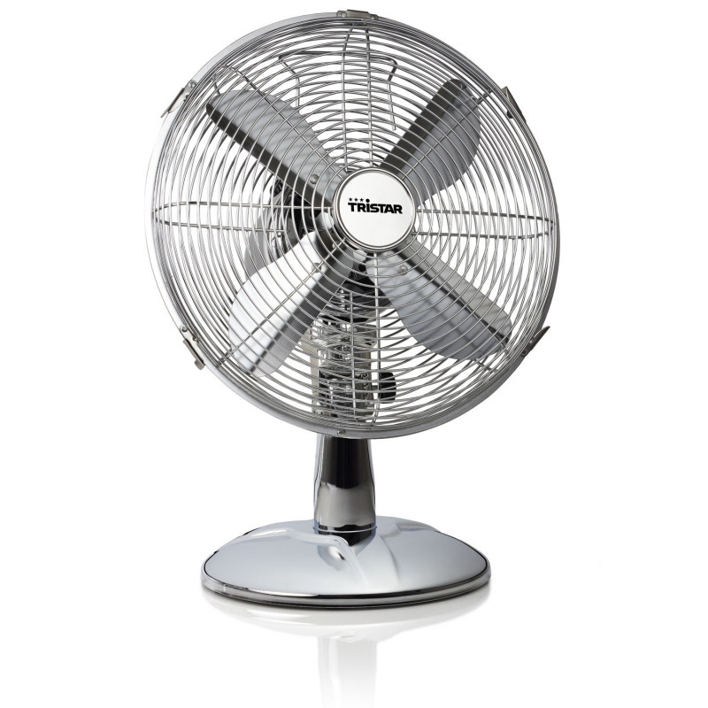 Ventilatorer til de varme aftener! - Tristar Bordblæser Rustfri 30 cm