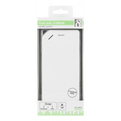 Portable batterier - Superslimmad Powerbank 10000mAh Deltaco