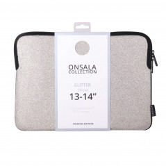 ONSALA Sleeve Glitter til 13-14" Silver