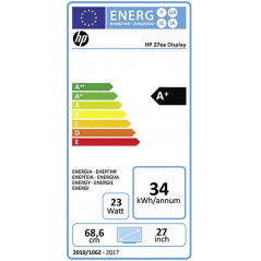 Computerskærm 15" til 24" - HP 24ea LED-skærm med IPS-panel