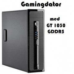 HP ProDesk 600 G1 SFF (brugt) med GT 1030 GDDR5