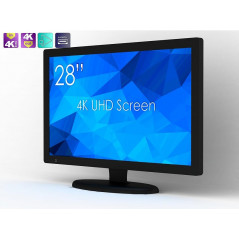 Billig computerskærm - SWEDX 28" 4K-skærm med IPS-panel