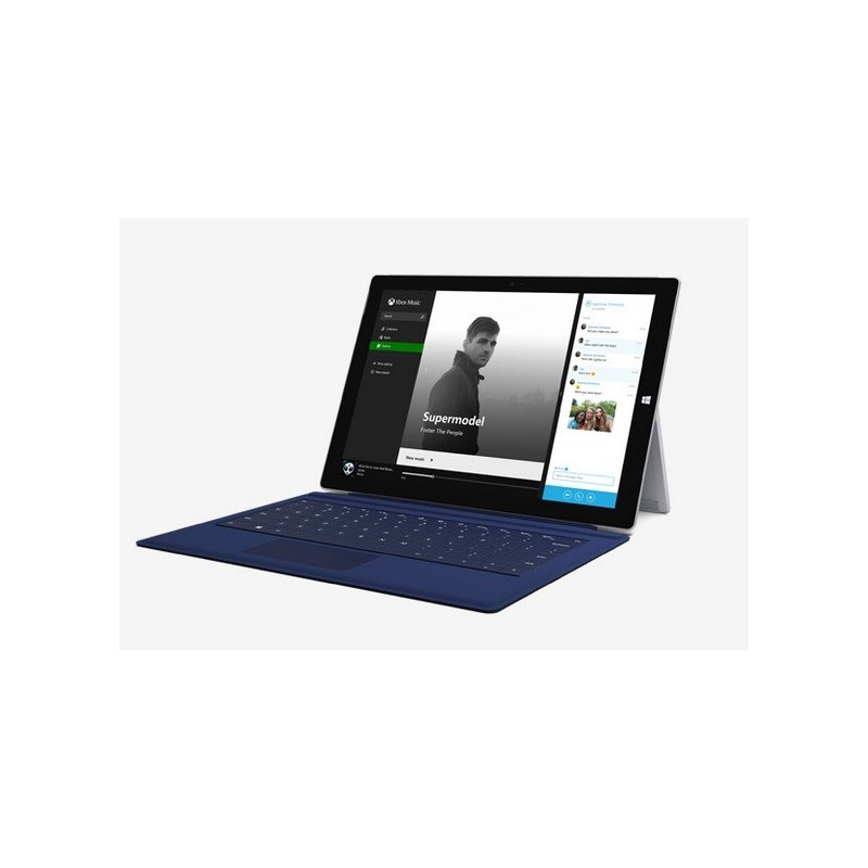 Brugt bærbar computer - Microsoft Surface Pro 3 256GB med tangentbord (beg)