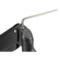 Tilbehør til computerskærme - Bordstativ med gasfjeder og VESA til 2x computerskærme 17-32", skærmarm