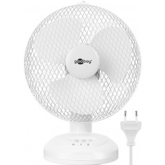 23 cm hvid bordventilator