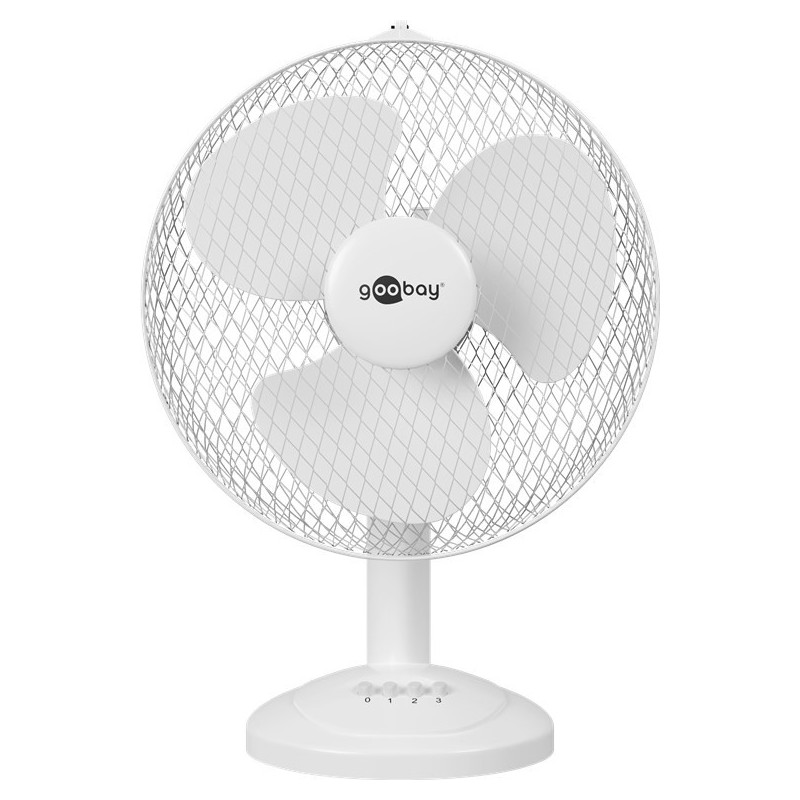 Ventilatorer til de varme aftener! - Tyst och oscillerande bordsfläkt 30 centimeter