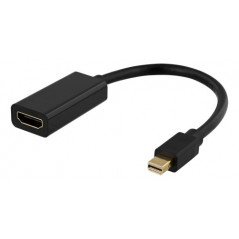 Skærmkabel & skærmadapter - Mini DisplayPort til HDMI-adapter 4K 60Hz