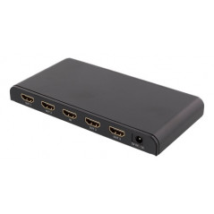 Deltaco HDMI-splitter 1 til 4 udgange