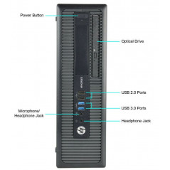 HP EliteDesk 800 G2 SFF  (Brugt)