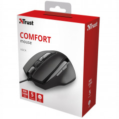 Gaming-mus - Trust Voca Ergonomisk USB-mus