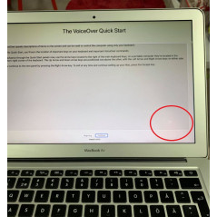 Brugt bærbar computer 13" - MacBook Air 13-tum Mid 2013 (brugt med mura*)