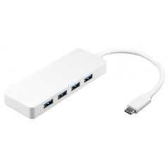 Goobay USB-C Multiport USB-hub med 4 porte med USB 3.0