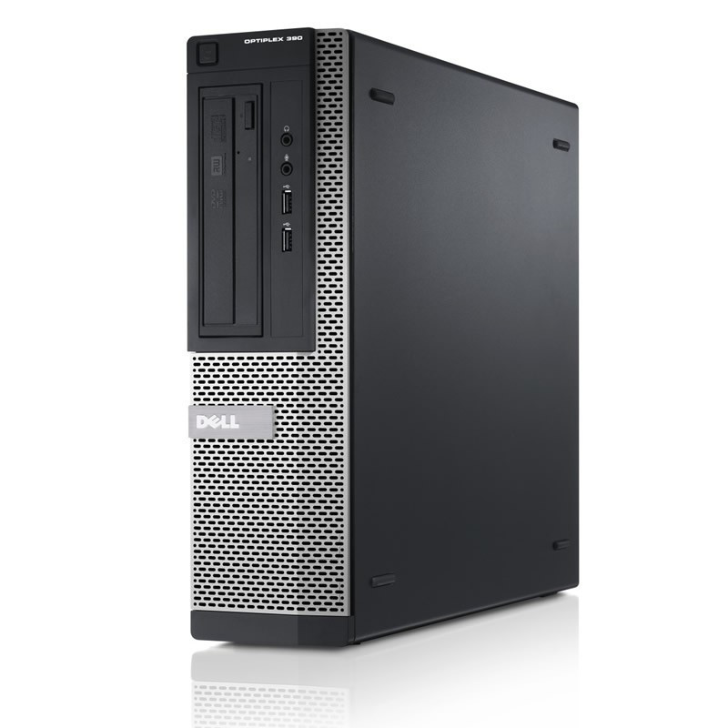 Brugt stationær computer - Dell OptiPlex 390 SFF i3 4GB 250HDD (beg)